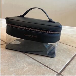 Isabella Scott Sydney makeup / Cosmetics bag. Clear with zipper